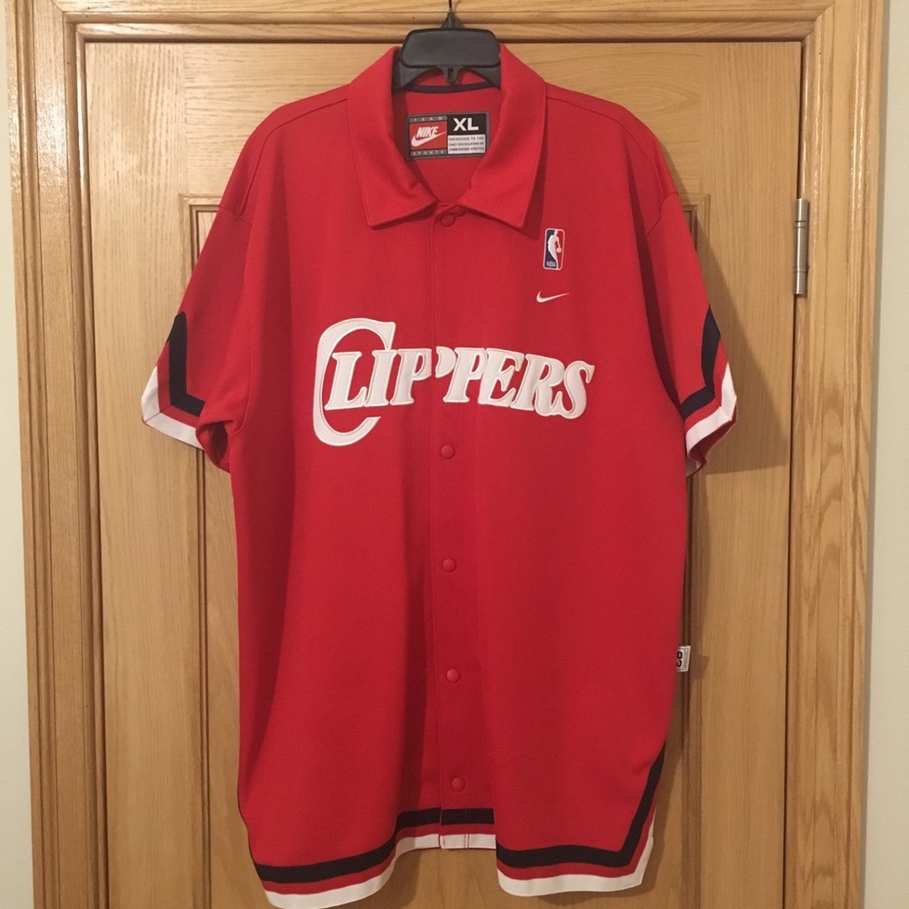 Nike NBA LA Clippers Warm Up Shooting Shirt Sz XL